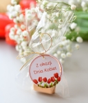 złota czekoladka na dzień kobiet w opakowaniu - od firm, kolegów z pracy lub szkoły (minimalne zamówienie 15 szt.) 