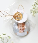 podziękowania komunijne - magnes ze zdjęciem dziecka w opakowaniu IHS (minimalne zamówienie 15 szt.) 