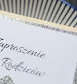 dekoracje weselne brokatowe srebrne - zaproszenia dla rodziców i prośba o błogosławieństwo  2w1 - dekoracje ślubne w stylu glamour - skrzyneczka dla rodziców