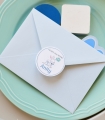 zaproszenia na baby shower bocianowe dla chłopczyka - niebieski króliczek - w oczekiwaniu na maluszka - personalizacja w cenie- koperta ozdobna w cenie - przyjęcie z okazji zbliżających się narodzin dziecka
