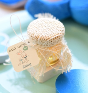 upominki na baby shower - miód wielokwiatowy DLA CHŁOPCA (minimalne zamówienie 15 szt.)