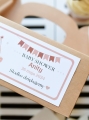 rustyklane pudełka na ciasto z okazji baby shower - przyjęcie z okazji zbliżających się narodzin dziecka - dowolny nadruk / personalizacja w cenie