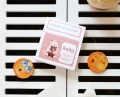 upominki podziękowania na baby shower - czekoladki  - paczuszki z czekoladkami  - słodycze na baby shower spersonalizowane