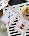 spersonalizowany baner, girlanda na baby shower - dowolny napis np. imię lub data - dekoracje na baby shower - impreza w oczekiwaniu na  maluszka