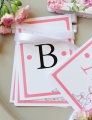 baner, girlanda na baby shower z dowolnym Twoim tekstem  - kolekcja różowy króliczek - różowe dekoracje na baby shower dla dziewczynki