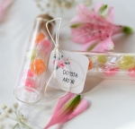 personalizowane cukierki weselne w fiolce (minimalne zamówienie 15 szt.) 