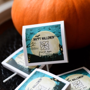 personalizowane lizaki z logo firmy mroczne halloween (minimalne zamówienie 15 szt.) 