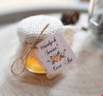 świąteczne MIODKI MIÓD 40 ml  z logo/nazwą firmy - wzór 02 (minimalne zamówienie 15 szt.) 