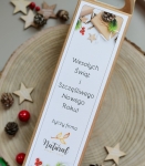 bożonarodzeniowe, ekologiczne pudełka na alkohol firmowy (minimalne zamówienie 15 szt.) 