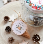 świąt pełnych relaksu! - firmowa, świąteczna sól do kąpieli - wzór 01 (minimalne zamówienie 15 szt.) 