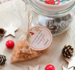 świąt pełnych relaksu! - firmowa, świąteczna sól do kąpieli - wzór 03 (minimalne zamówienie 15 szt.) 