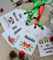 personalizowane zawieszki na prezenty - oznacz prezenty od mikołaja