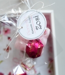 czekoladki kulki MERCI w personalizowanych opakowaniach - upominki komunijne (minimalne zamówienie 15 szt.)  