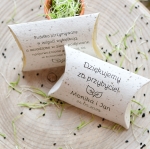 ROSNĄCE pudełka ślubne z nasionkami kwiatów - 100%  biodegradowalne  (minimalne zamówienie 15 szt.) 