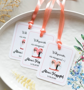 nowoczesne zawieszki na alkohol - duet (minimalne zamówienie 20 szt.) 