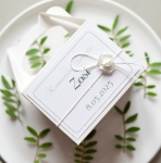 małe pudełka na ciasto komununijne z różyczką (minimalne zamówienie 15 szt.)