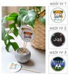 urodzinowe pikery topper do babeczek - wzory dla chłopca - cena za 10 sztuk