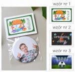 urodzinowe magnesy ze zdjęciem dziecka w opakowaniu (minimalne zamówienie 15 szt.)