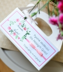 kwiatowe pudełka na ciasto - pudrowy róż - HIT! (minimalne zamówienie 15 szt.) 