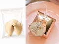 zabawa na baby shower - dla dziewczynki - spersonalizowane boxy pudełka z ciasteczami z wróżbą (ciasteczka szczęscia) - kolekcja na baby shower dekoracji z grafiką różowego króliczka
