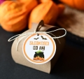 spersonalizowane pudełka na cukierki na halloween - dowolny napis - cukierek czy psikus