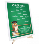 personalizowany prezent na Dzień Nauczyciela z podpisami uczniów - wzór 02 (zielony)