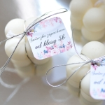 świece sojowe bąbelkowe bubble z kwiatkami - Dzień Nauczyciela - cena za 1 sztukę