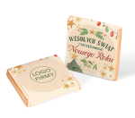 firmowe czekoladki świąteczne 02 z logo lub nazwą firmy - cena za 100 sztuk