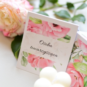 winietki ślubne PIWONIE (minimalne zamówienie 20 szt.)