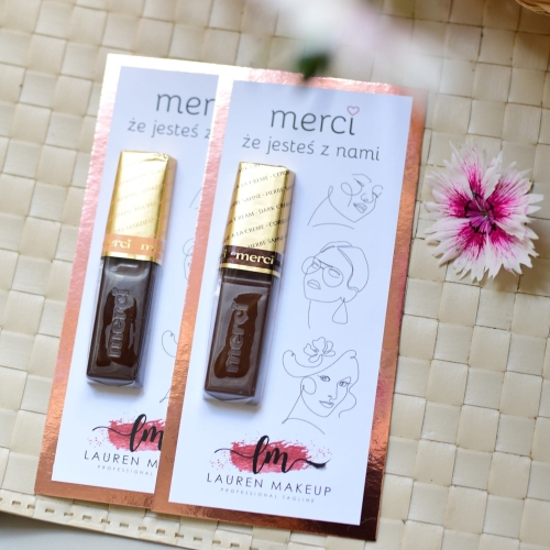 czekoladki merci dla braży beauty - personalizacja w cenie