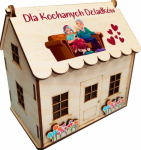 domek na słodycze lub drobiazgi dla babci i dziadka 
