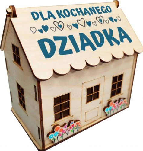 domek na słodycze z okazji Dnia Dziadka