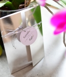 kartka glamour na pieniądze na wesele z Twoimi życzeniami -  wzór nr 18 - srebrny druk