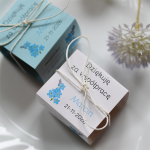 podziękowania za współpracę - doniczki z niezapominajką (minimalne zamówienie 15 szt.)