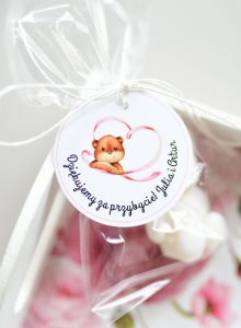 upominki dla Gości weselnych - SOJOWA ŚWIECZKA MISIU (minimalne zamówienie 10 szt.) 