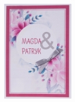  zawiadomienia o ślubie magnolia (minimalne zamówienie 15 szt.) 