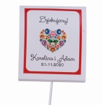 ludowe lizaczki - podziękowania - folk  (minimalne zamówienie 15 szt.) 