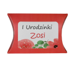 pudełka na cukierki na roczek dla dziewczynki  (minimalne zamówienie 15 szt.) 
