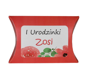 pudełka na cukierki na roczek dla dziewczynki  (minimalne zamówienie 15 szt.) 
