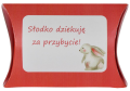 tył (druga strona) pudełka na cukierki na roczek dla dziewczynki - możliwość nadruku dowolnego tekstu