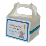 pudełka na słodycze na roczek dla chłopca  (minimalne zamówienie 15 szt.) 