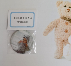 magnesy na lodówkę ze zdjęciem dziecka w opakowaniu (minimalne zamówienie 15 szt.) 