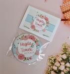 kwiatowe, solidne magnesy na lodówkę - upominki weselne (minimalne zamówienie 15 szt.) 