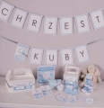 niebieskie produkty - chrzest święty dla chłopczyka