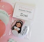 magnes w opakowaniu -  komunijna dziewczynka (minimalne zamówienie 15 szt.) 