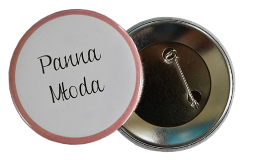 przypinki z personalizacją - winetki i przypinki w jednym