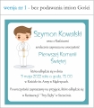 wersja nr 1 - bez wpisywania Gości (zaproszenie uniwersalne)
