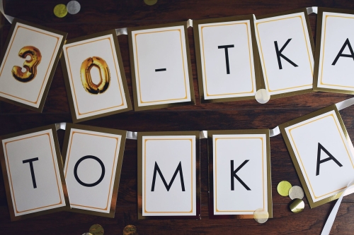 baner na urodziny - 18,30,40,50  - dowolny napis