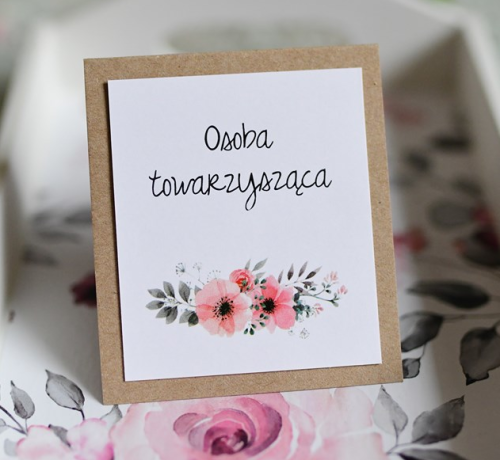 modne, rustykalne winietki ślubne - szybka realizacja