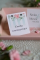 piękne, kwiatowe winietki ślubne, winietki ślubne szybka realizacja